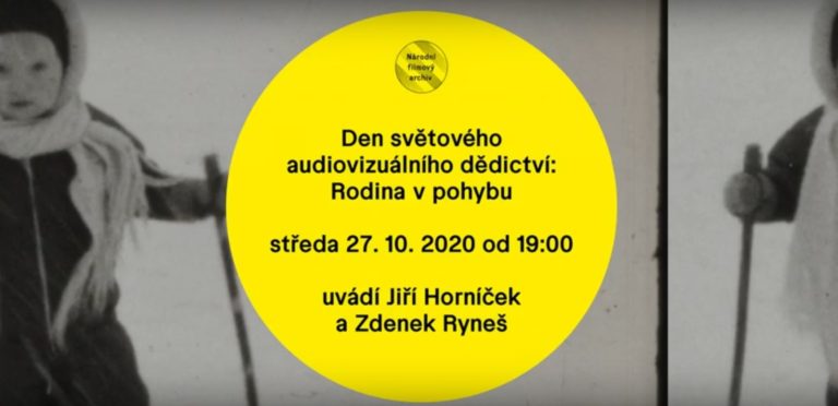 Online promítání zajímavých dokumentů z rodinných archivu Čechů