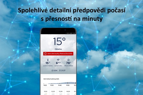 Čeští meteorologové s novou appkou. Za minutu bude pršet